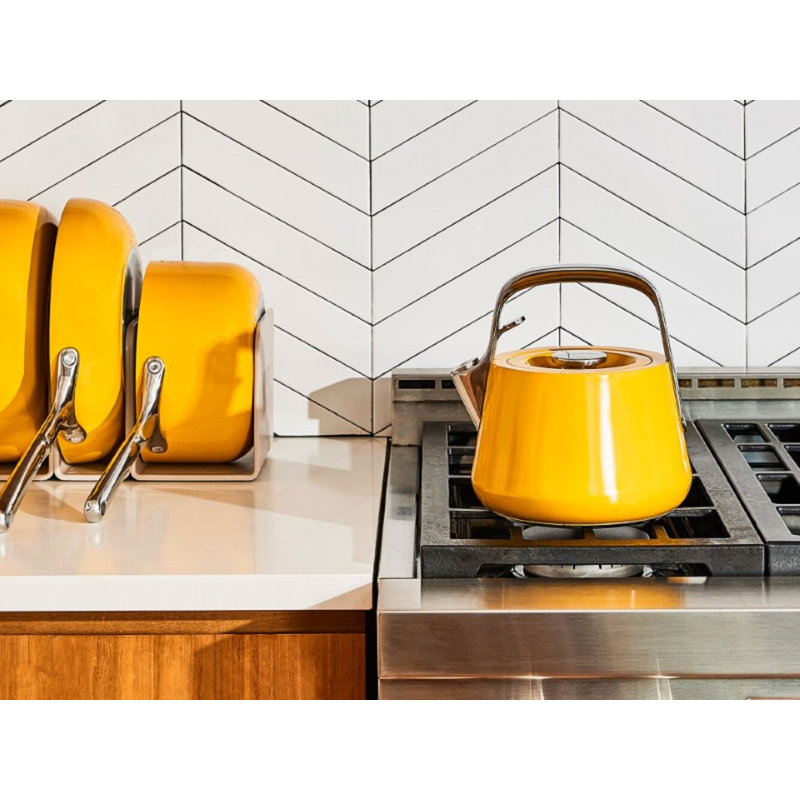 Caraway Stovetop Whistling Tea Kettle, Marigold