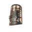 2 - Light Flush Mounted Sconce