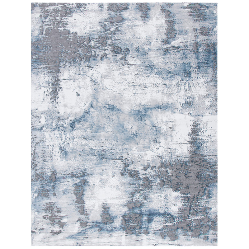 Tapis abstrait Dowdey Performance, Rectangle 2 pi 7 po x 5 pi