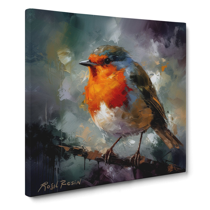 Robin Post-Impressionism - No Frame Print