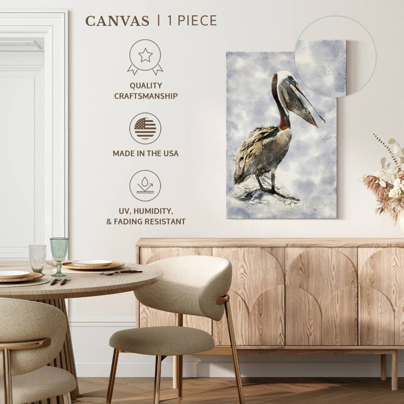 Brampt Brown Pelican, 24" H x 16" W