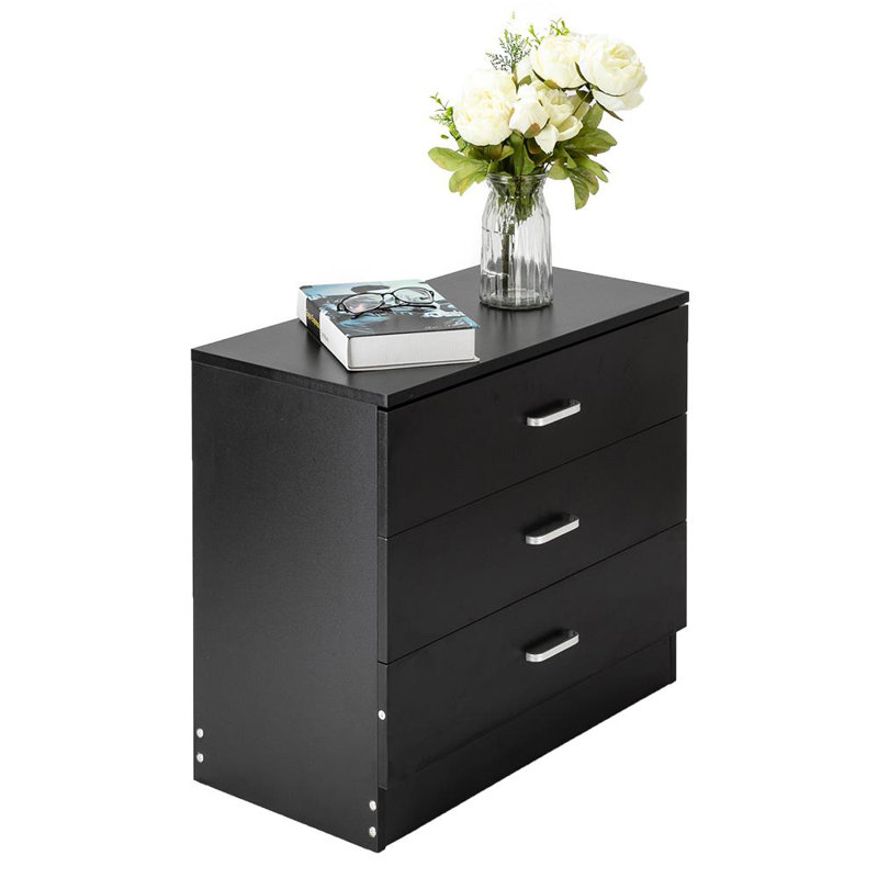 Dieppe 12.99'' W Nightstand, Black