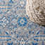 Tapis gris / bleu marine Lattin-1362705271
