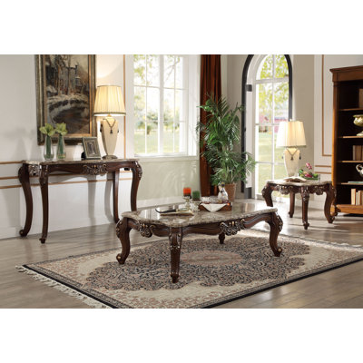 Roberts 56'' Marble Top Console Table