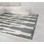 Tapis noir en polypropylène / polyester tissé à la machine Chevron-532717190