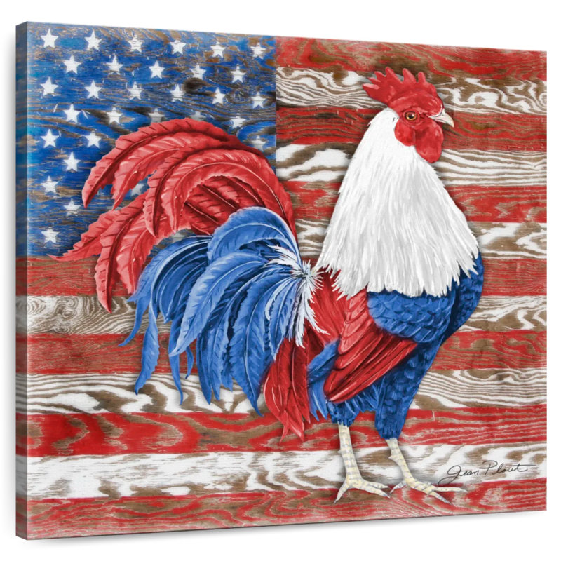 Lelar American Rooster II, H 20 po x l 20 po