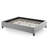 Lucid Upholstered Platform Bed Base with Wood Slats, King, Light Gray-806559025-806559175