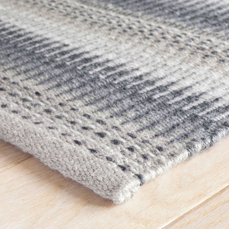 Tapis intérieur / extérieur gris Folly, Rectangle 9 pi x 12 pi
