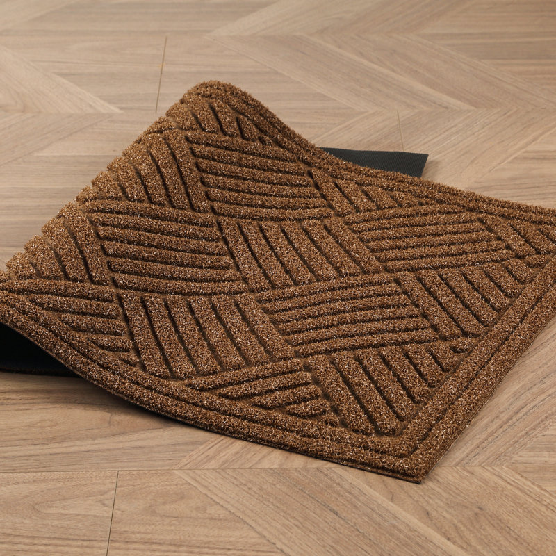 Non-Slip Geometric Doormat, 38.1cm W x 61cm L