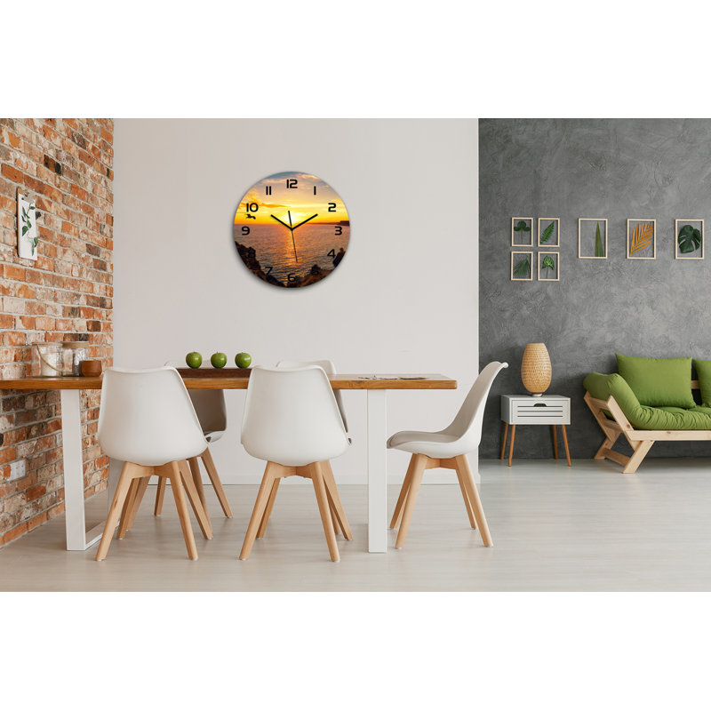 Julide Glass Wall Clock