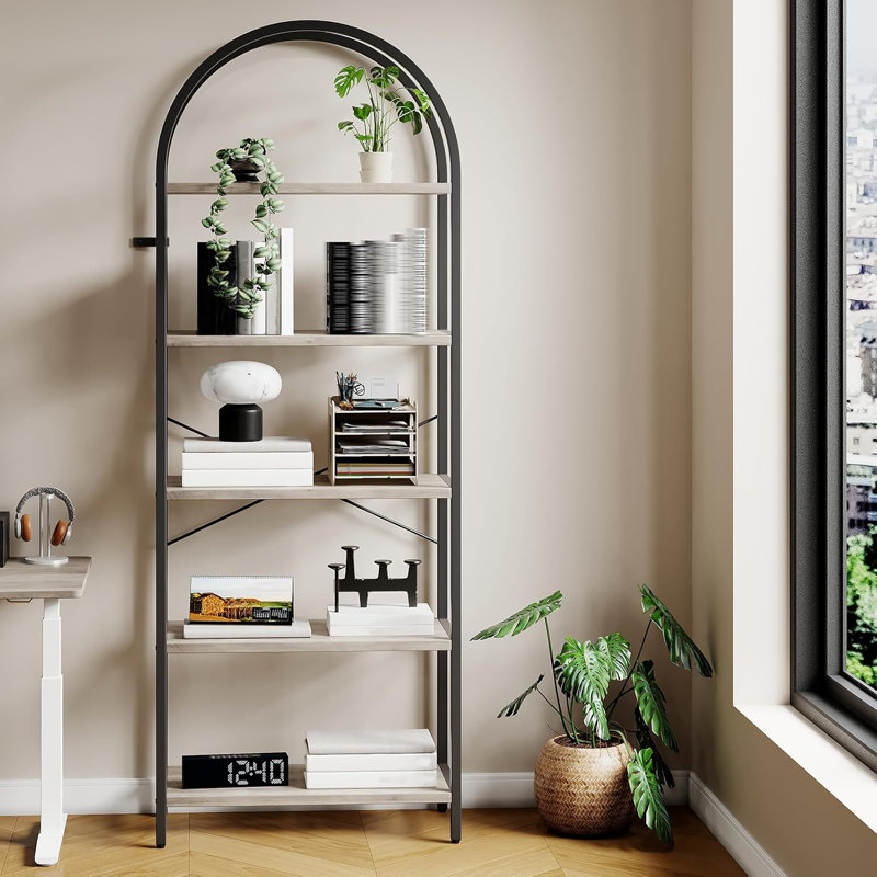 180cm H x 60cm W Bookcase, Grey