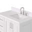 Ensemble de meuble-lavabo simple 36,25 po avec plateau en quartz Abshire-94668911