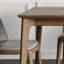 Table de salle à manger rectangulaire moderne en bois massif-258673551