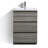 Hridhaan 23.5'' Single Bathroom Vanity with Plastic Top-31857746