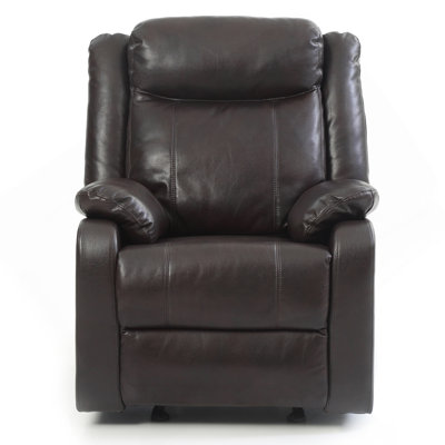 Contemporary Dark Brown Recliner Chair