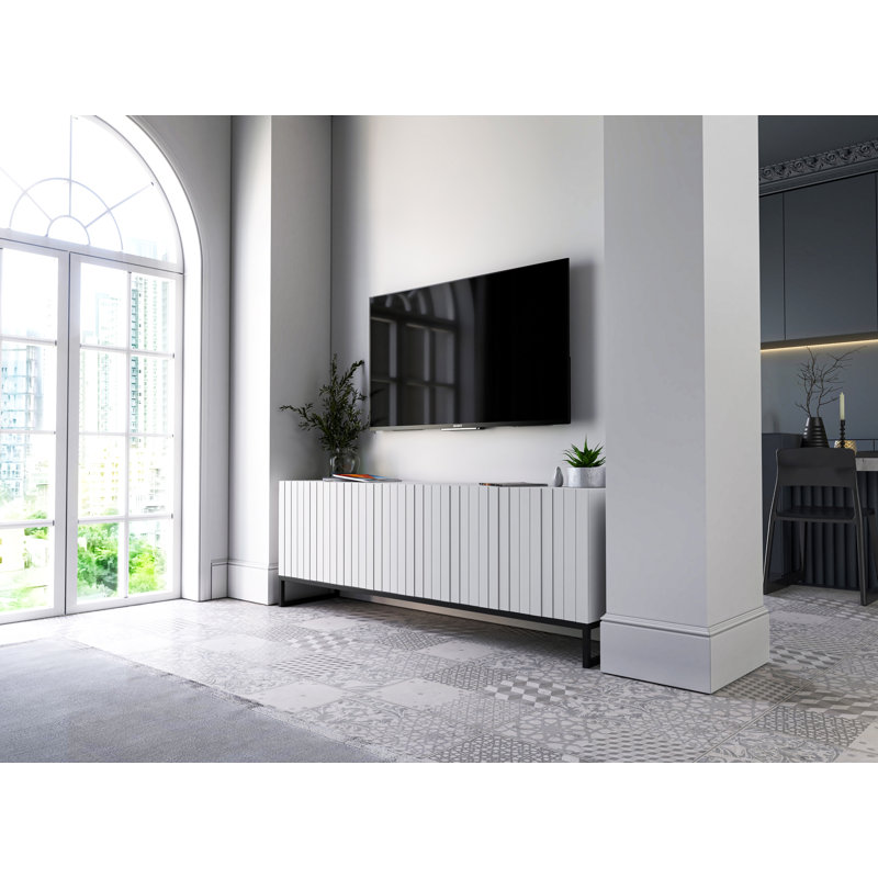 Grimstad TV Stand for TVs up to 65", White