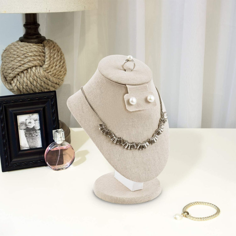 Présentoir à bijoux Montrey, Brun clair