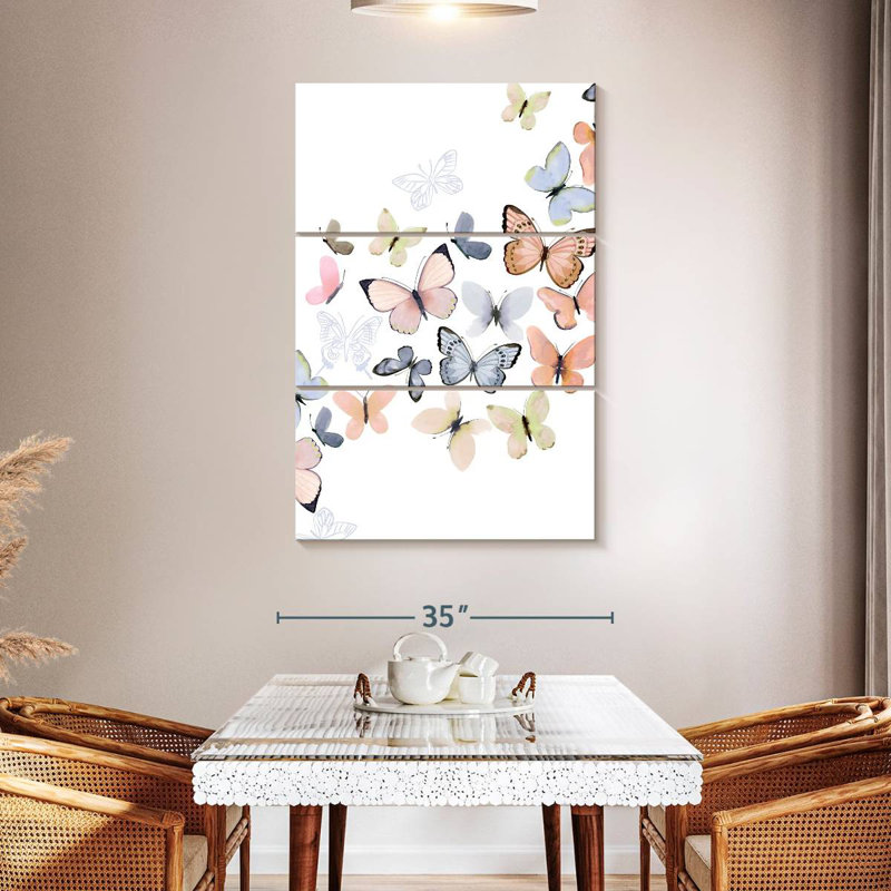 Brampt Butterfly Path, 32" H x 20" W