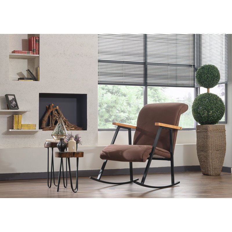 Chaise berçante Eastbury, Brun