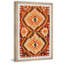 Orange Glow Pattern 1 Piece Single Picture Frame Wall Art-1172942238
