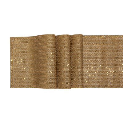 Chemin de table Sparkles Home Madison Avenue | Motif strass en X | Décoration élégante