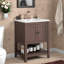 Meuble-lavabo 24 po avec lavabo en céramique-519092128