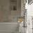 Single-Hole Single-handle Bathroom Faucet with Drain Assembly-106069673