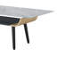 Table basse Landon de 47 po avec plateau en verre marbré gris et bois cintré-2139316193