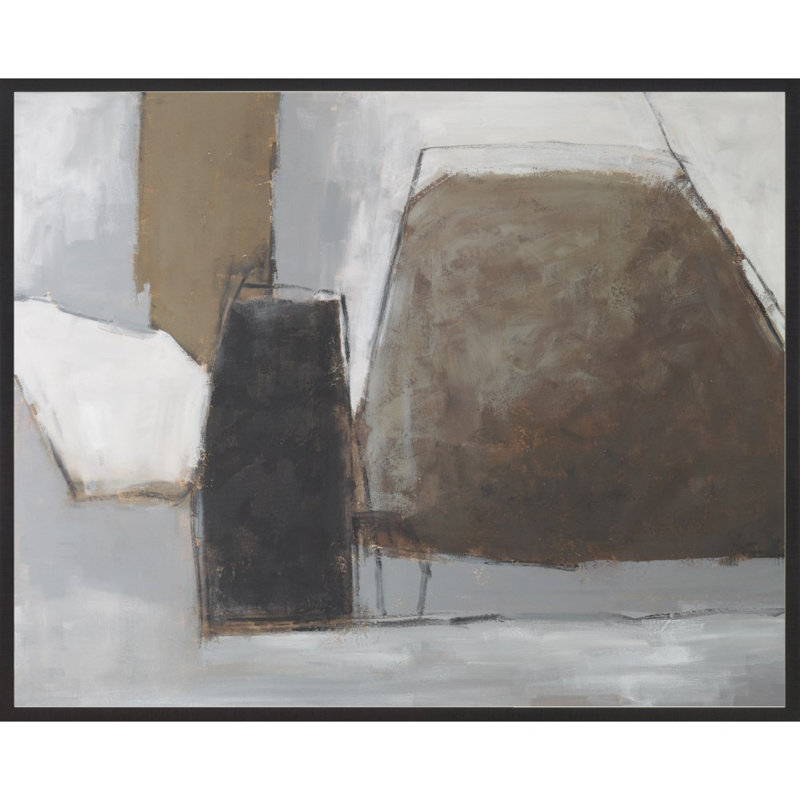 " Gum Drop II " by Artists Guild Of America Painting Print, Malibu Black Framed