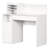 Crea Craft Table with Hutch Pure White