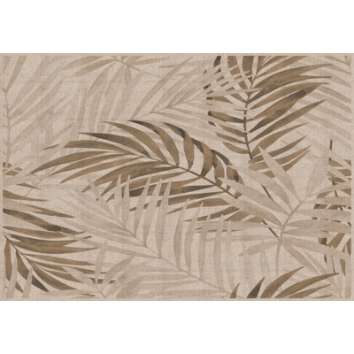 Alxander Floral Vinyl Area Rug