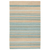 Bellechester Striped Area Rug in Beige/Blue