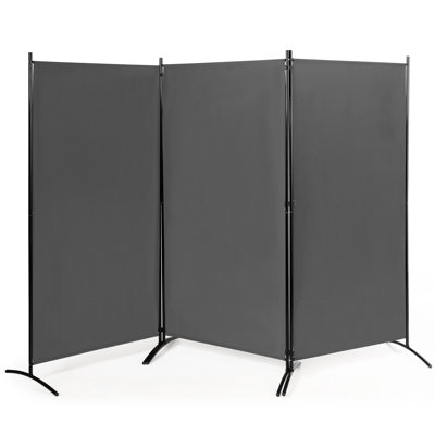 260cm W x 183cm H 3 - Panel Folding Room Divider