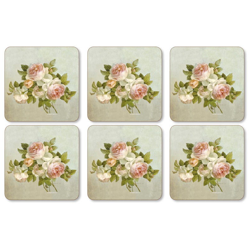 Portmeirion, Pimpernel, Coasters - Antique Rose