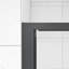 56''-60'' W X 70'' H Sliding Framed Shower Door In Matte Black Finish