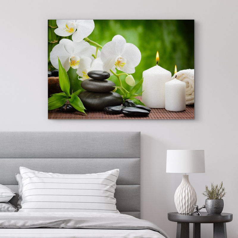 «Zen Stones», reproduction d'art sur toile, H 12 po x l 18 po x 1,5 po