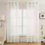 Paire de rideaux transparents en polyester Petrice-81660094-81660089