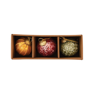 3'' Glass Ball Ornament