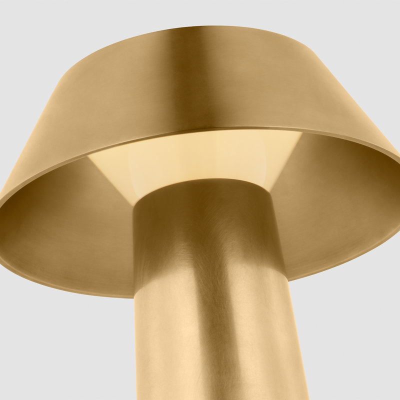 Sesa Short Accent Rechargeable Table Lamp, Gold
