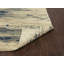 Tapis beige / gris en laine noué à la main-542479468