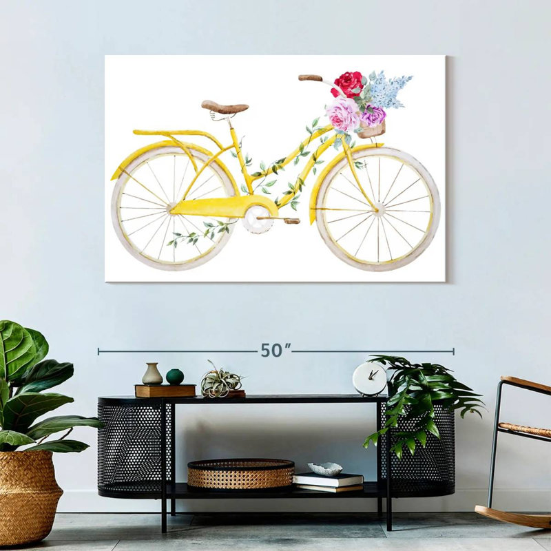 Mehar Flower Bicycle, 32" H x 48" W