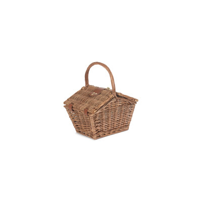 Wicker Small Slope Sided Hamper Basket
