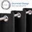 Premium 230 GSM 100% Blackout Eyelet Room Darkening Curtain Pair-968236112-968236121