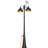 Outdoor Lamp Post Light With Built-In Outlet, Dusk-To-Dawn Sensor, E26 Socket