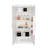 Double Door Pantry Cabinet, Five Shelves