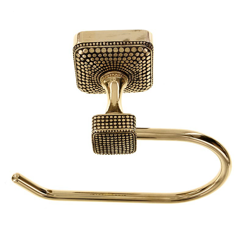 Tiziano Wall Mounted Toilet Paper Holder, Antique Gold