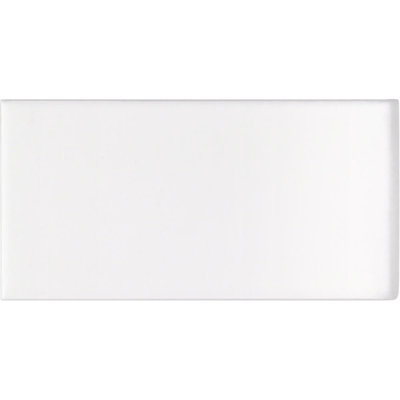 Carreau de céramique bullnose blanc 3 "x 6" Essential