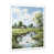 White Single Picture Framed