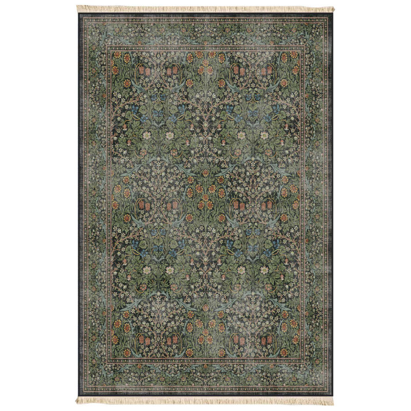 Forest Thicket Botanical Print Area Rug