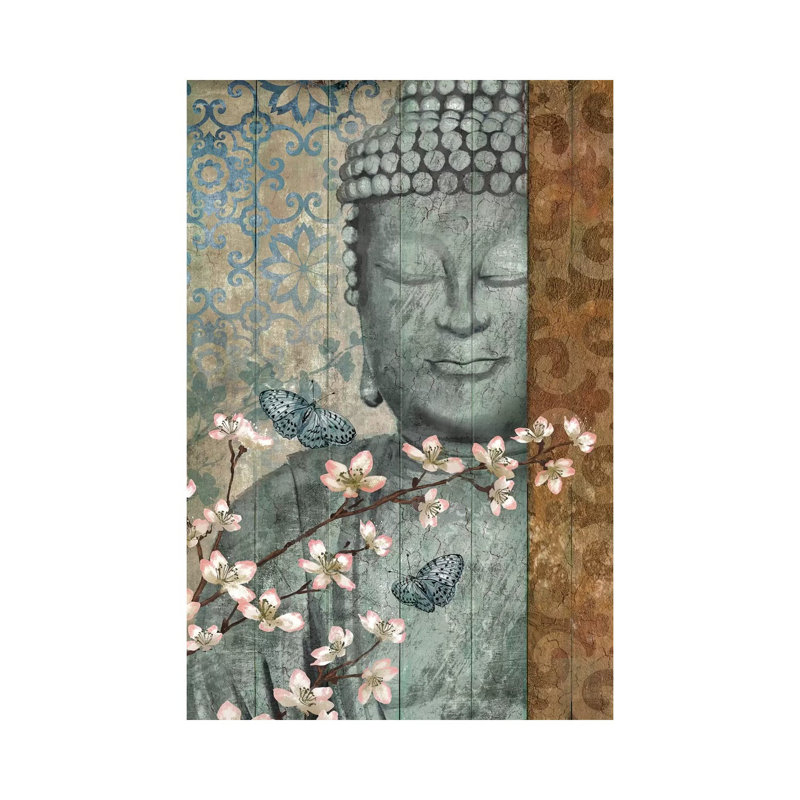 «Buddha» par Conrad Knutsen, impression sur toile tendue, H 26 po x l 18 po x 1,5 po, Toile tendue